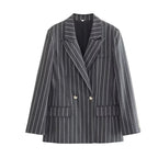 Women Three Piece Set | Tailored Pinstripe, Professional Smart