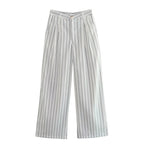 Women Three Piece Set | Tailored Pinstripe, Professional Smart