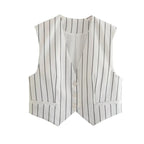 Women Three Piece Set | Tailored Pinstripe, Professional Smart