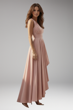 Women's Cocktail Dress | One Shoulder & High Waist Design
