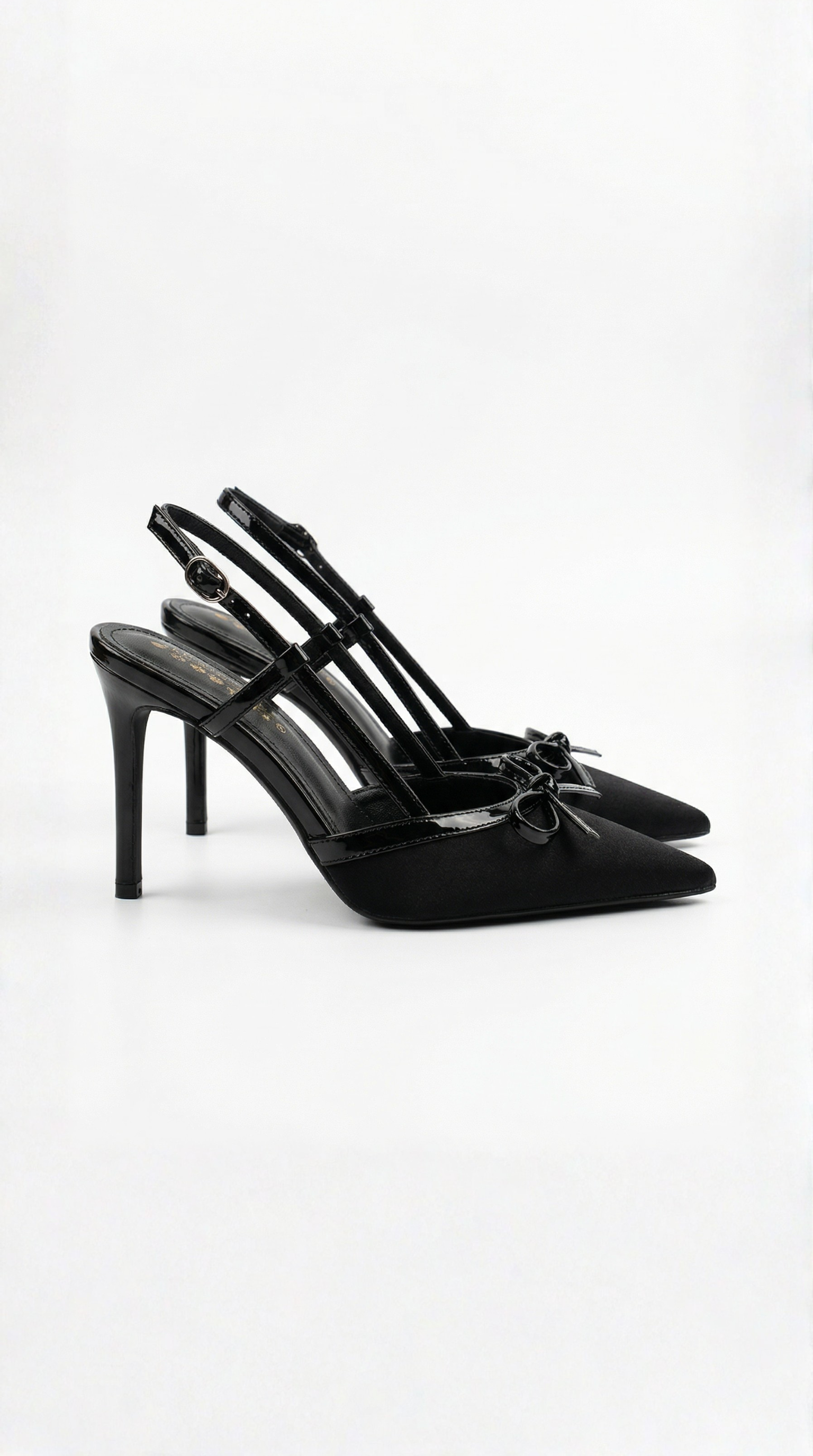 Women's Heels | Bow Detail Slingback Stiletto Pumps