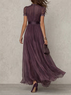 Women's Maxi Dress | Elegant Lace Detail & Flowing Silhouette