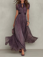Women's Maxi Dress | Elegant Lace Detail & Flowing Silhouette