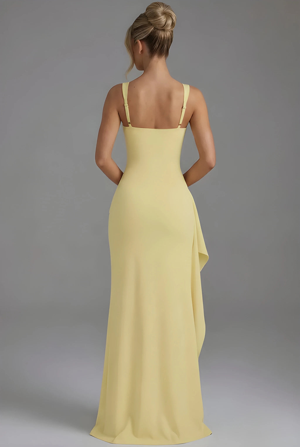 Women's Maxi Dress | Leg Split & Open Back