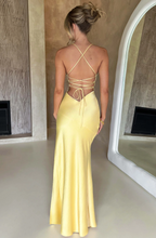 Women's Maxi Dress | Open Back, Leg Split & Halter Neck