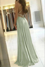 Women's Maxi Dress | Spaghetti Strap Backless & Formal Evening Gown