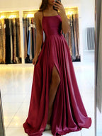 Women's Maxi Dress | Spaghetti Strap Backless & Formal Evening Gown