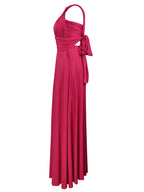 Women's Maxi Wrap Dress | Convertible Multiway Deep V-Neck Gown