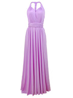 Women's Maxi Wrap Dress | Convertible Multiway Deep V-Neck Gown