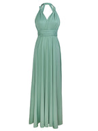 Women's Maxi Wrap Dress | Convertible Multiway Deep V-Neck Gown