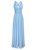 Women's Maxi Wrap Dress | Convertible Multiway Deep V-Neck Gown