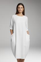 Women's Midi Dress | Oversized Fit with Pockets