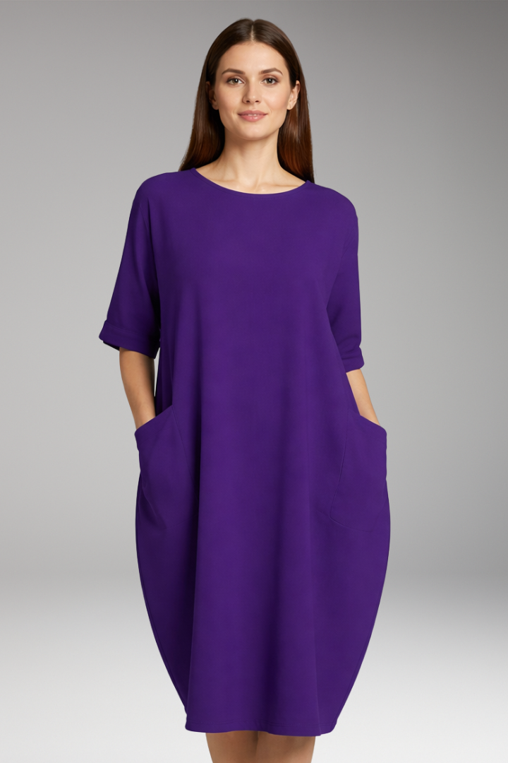 Women's Midi Dress | Oversized Fit with Pockets
