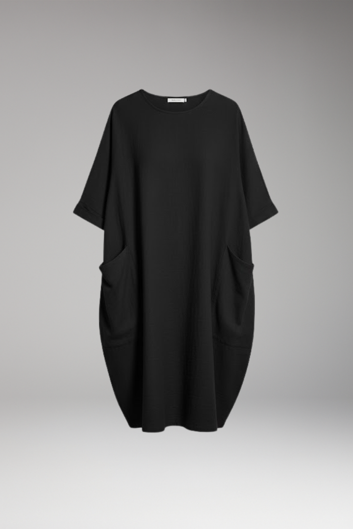 Women's Midi Dress | Oversized Fit with Pockets
