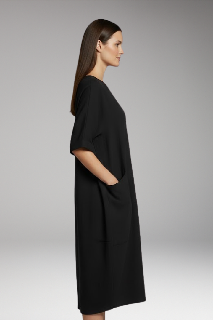 Women's Midi Dress | Oversized Fit with Pockets