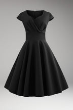 Women's Midi Dress | Sweetheart Neckline & Flared Skirt