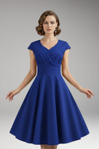 Women's Midi Dress | Sweetheart Neckline & Flared Skirt