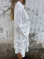 Women's Mini Dress | Bell Sleeve Boho Style