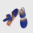 Women's Orthopedic Sandals | Espadrille Wedge & Elastic Slingback