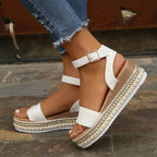 Women's Platform Sandals | Ankle Strap & Espadrille Sole