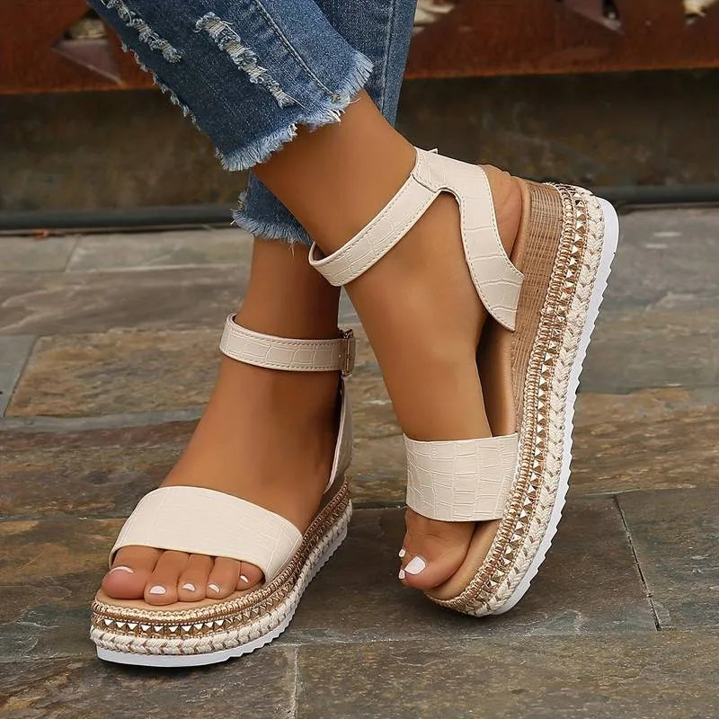 Women's Platform Sandals | Ankle Strap & Espadrille Sole