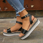 Women's Platform Sandals | Ankle Strap & Espadrille Sole