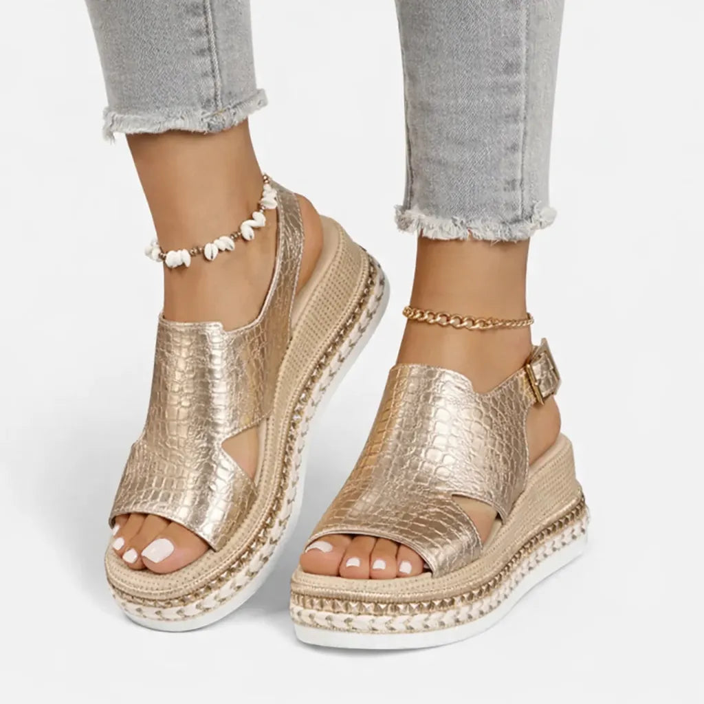 Women's Platform Sandals | Espadrille Sole & Cushioned Insole