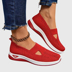 Women's Slip On | Knit Mesh Breathable & Cushioned Sole