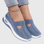 Women's Slip On | Knit Mesh Breathable & Cushioned Sole