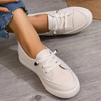 Women's Sneakers | Lace-Up Flatform Sole & Cushioned Support