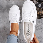 Women's Sneakers | Lace-Up Flatform Sole & Cushioned Support