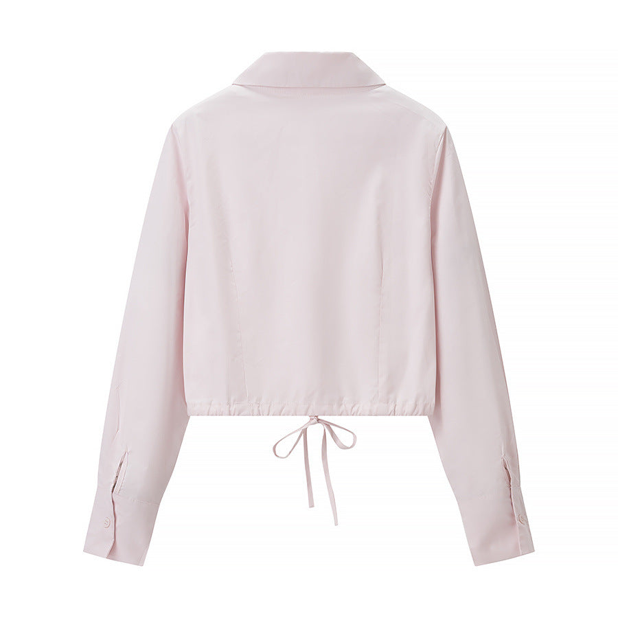 Women's Summer Co ord Set | Cropped Shirt Pleated Skirt