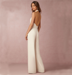 Women's Summer Jumpsuit | Halter Neck & Wide Leg