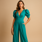 Women's Summer Jumpsuit | Wide Leg & Tailored Waist
