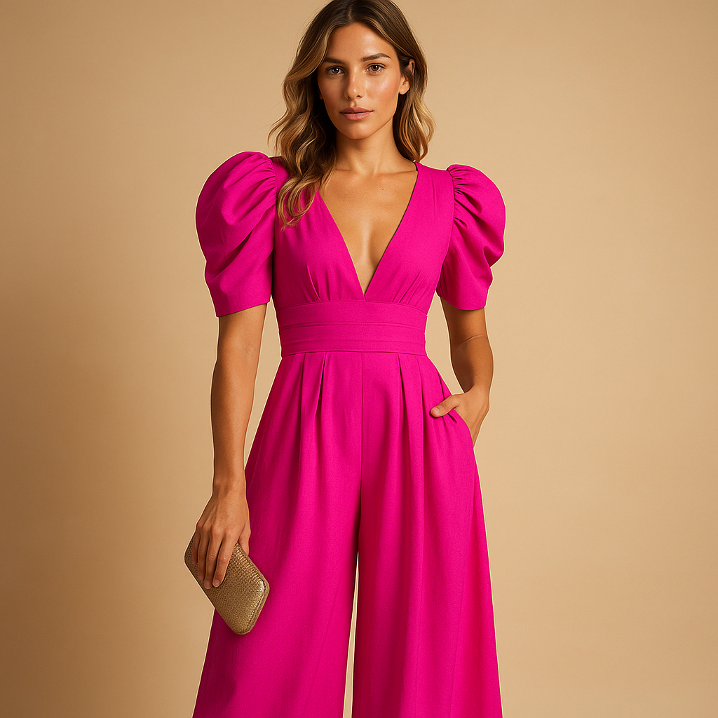 Women's Summer Jumpsuit | Wide Leg & Tailored Waist