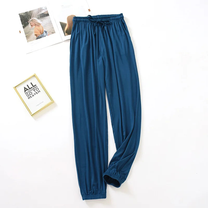 Women's Summer Trousers Women | Lightweight Drawstring Loungewear Pants