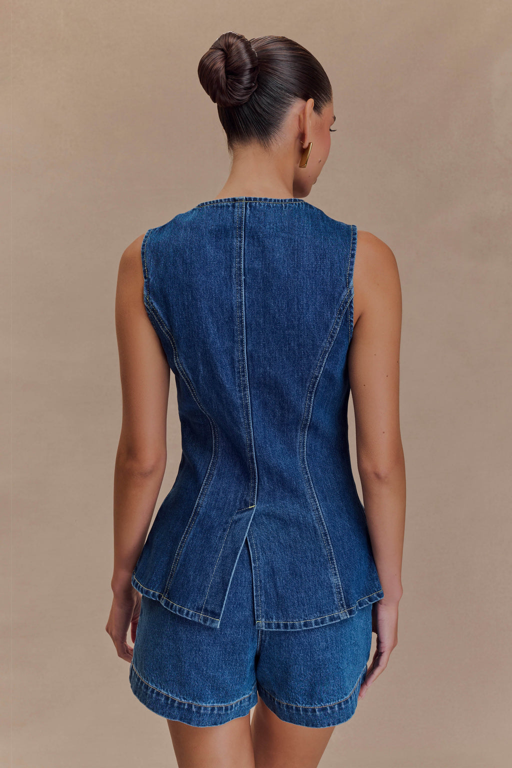 Women's Top & Shorts Set | Sleeveless & High-Waisted