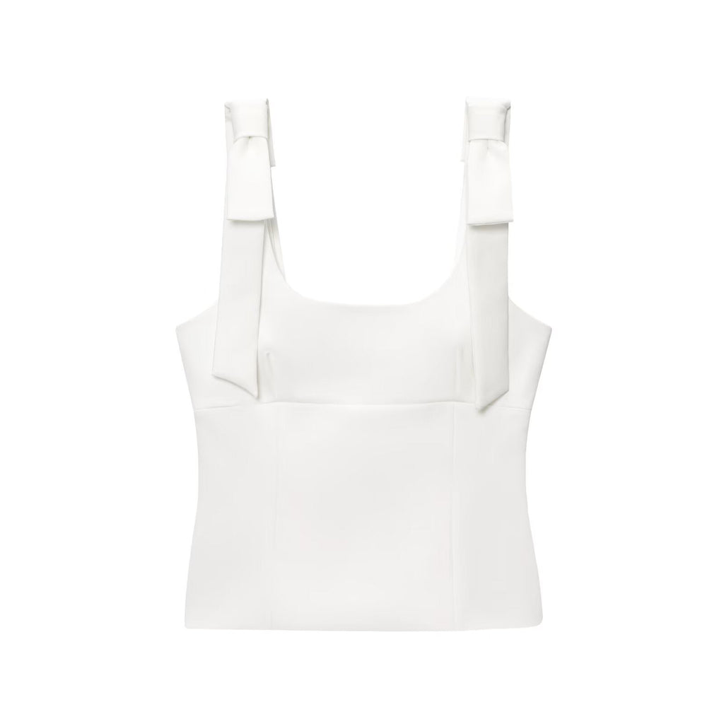 Women's Top | Square Neck Tie Strap