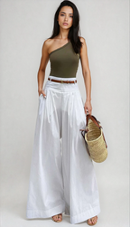 Women's Trousers | Wide Leg & High Waist