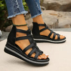 Women's Wedge Sandals | Gladiator Platform & Diamanté Trim