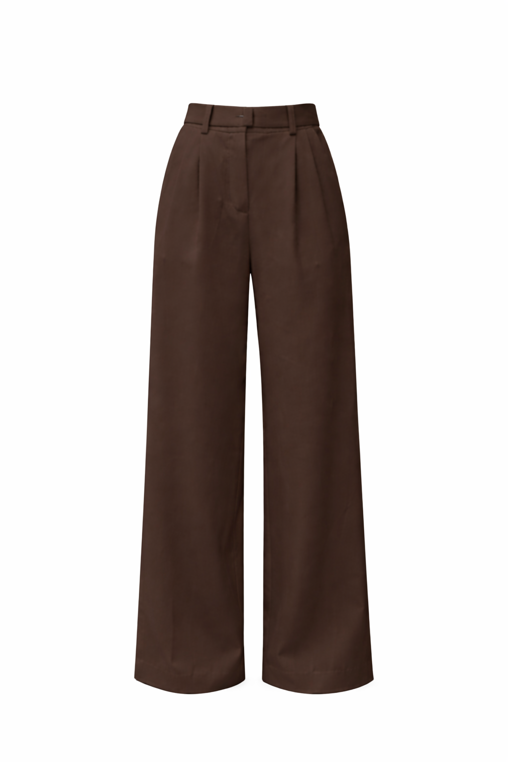 Women's Wide Leg Trousers | Pleated High Waist & Front Crease