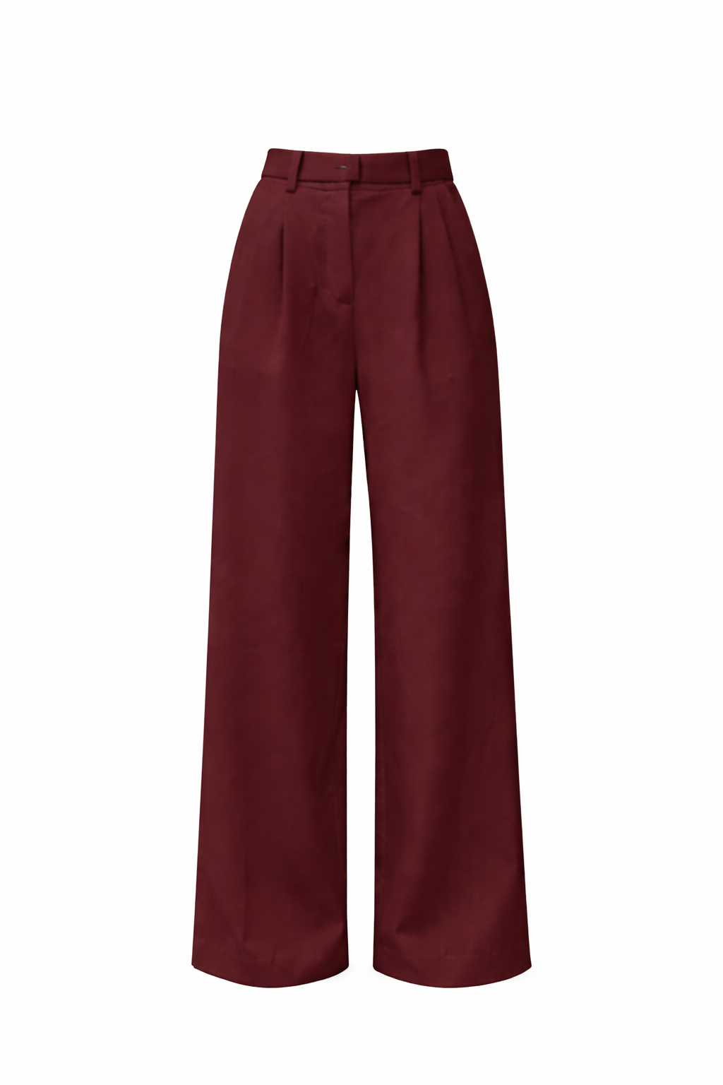 Women's Wide Leg Trousers | Pleated High Waist & Front Crease
