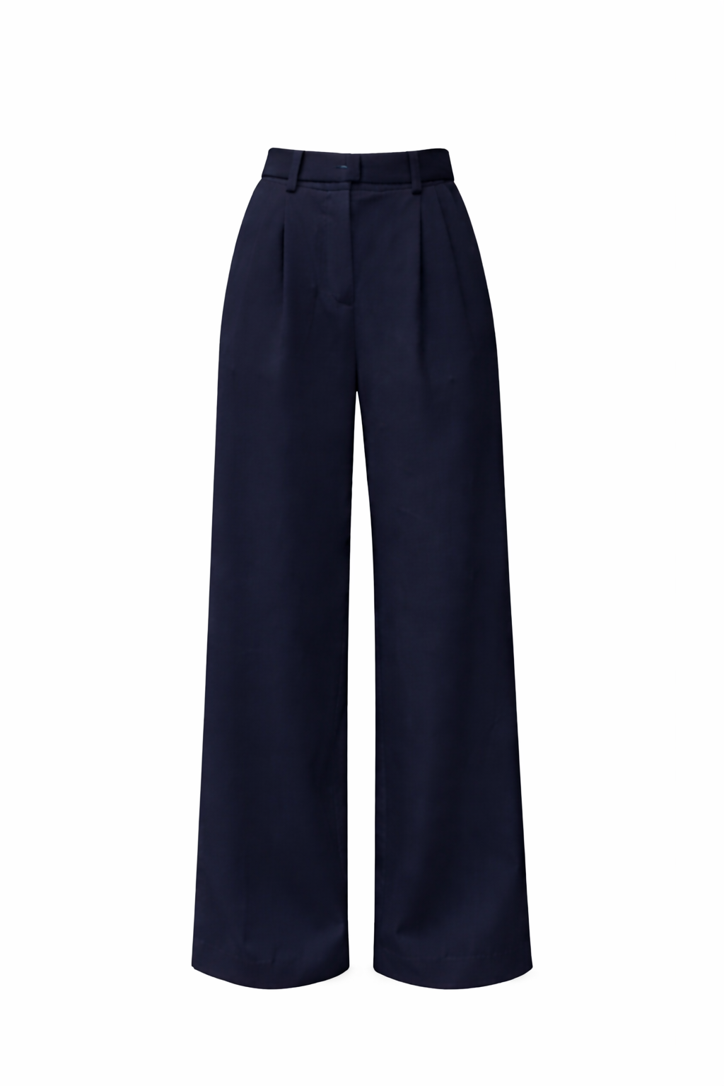 Women's Wide Leg Trousers | Pleated High Waist & Front Crease