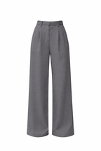 Women's Wide Leg Trousers | Pleated High Waist & Front Crease
