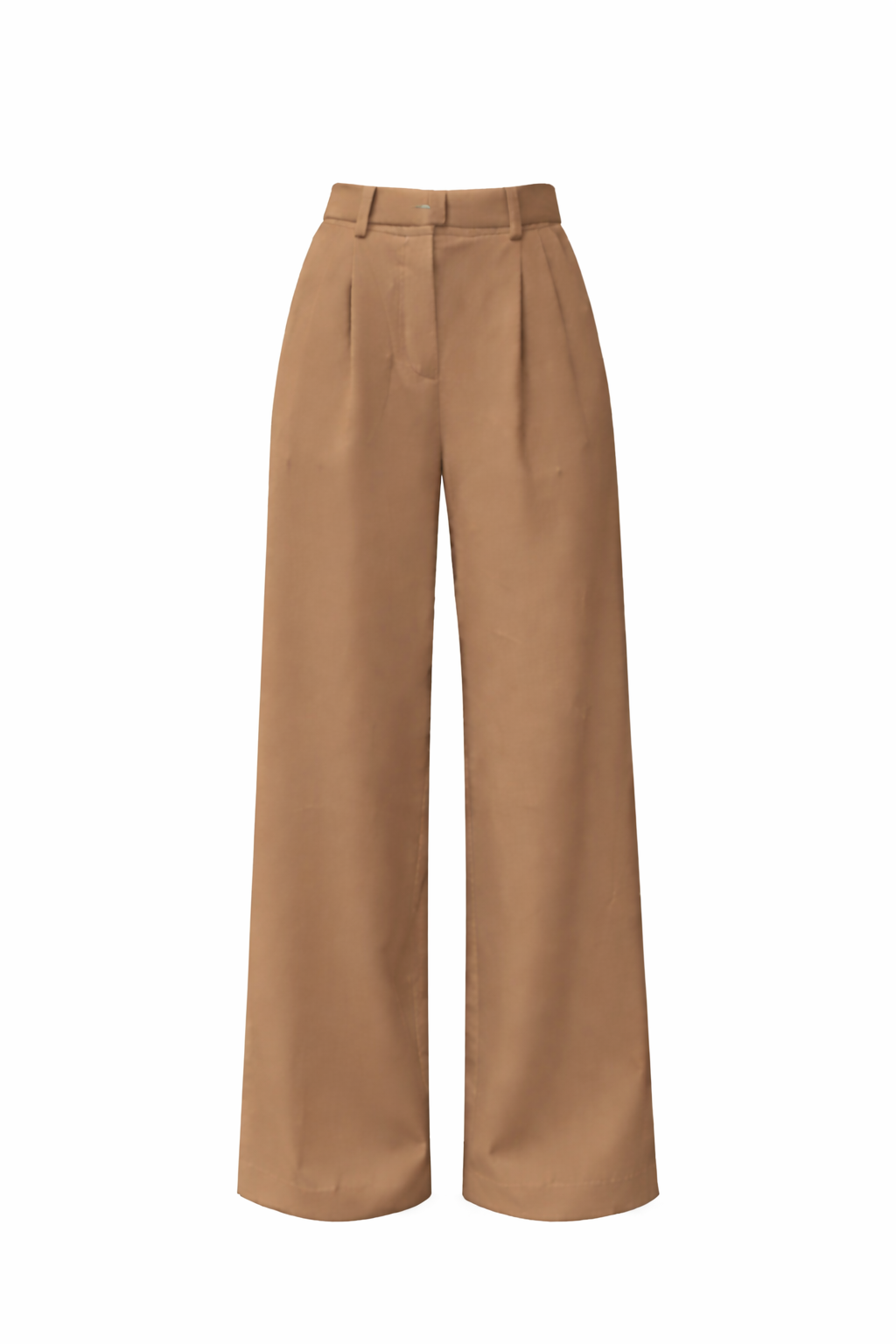 Women's Wide Leg Trousers | Pleated High Waist & Front Crease