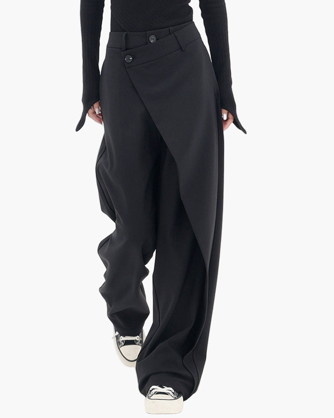 Wrap Trousers Women's | Asymmetric Wrap Design
