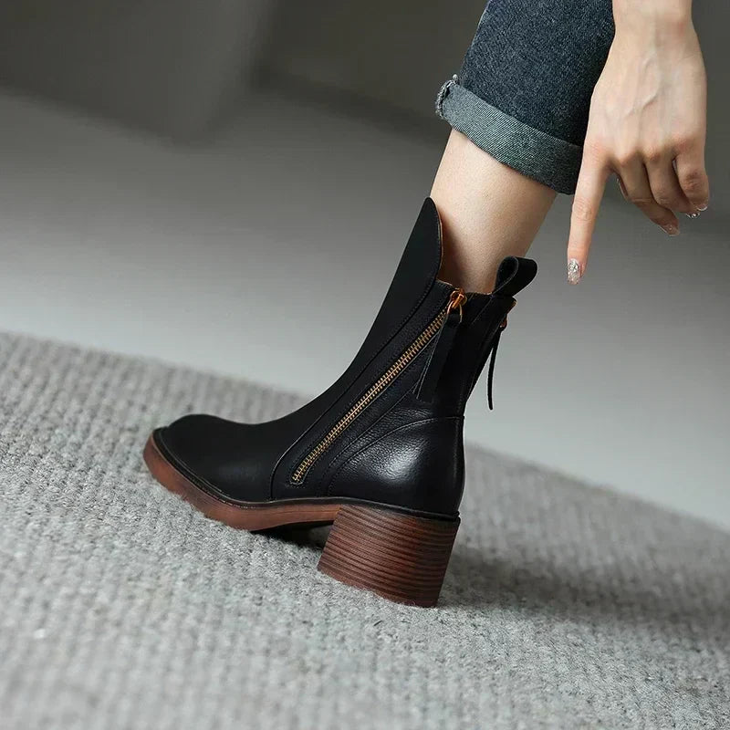 Women's Ankle Boots | Block Heel & All-Day Comfort 2