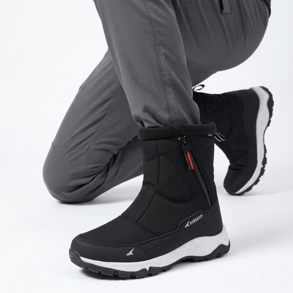 Men's Weatherproof Ankle Boots Non Slip Winter Shoes 2