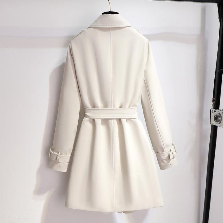 Sibylle | Manteau croisé ceinturé pour femme - Image 2
