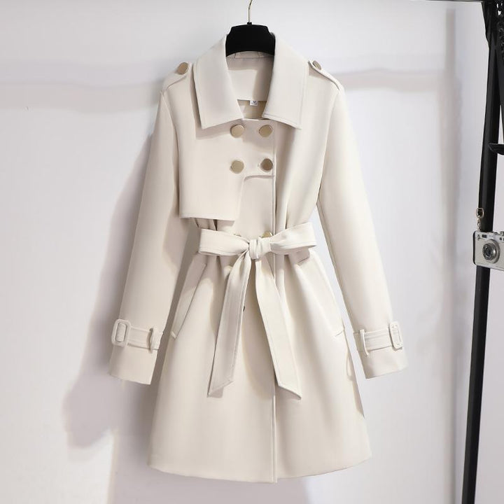 Sibylle | Manteau croisé ceinturé pour femme - Image 1
